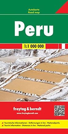 Freytag Berndt Autokarten, Peru - Maßstab 1:1 000 000 (freytag & berndt Auto + Freizeitkarten)