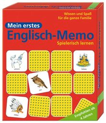 Mein erstes Englisch-Memo. Empfohlen ab 4 Jahren (Wissen und Spaß für die ganze Familie)