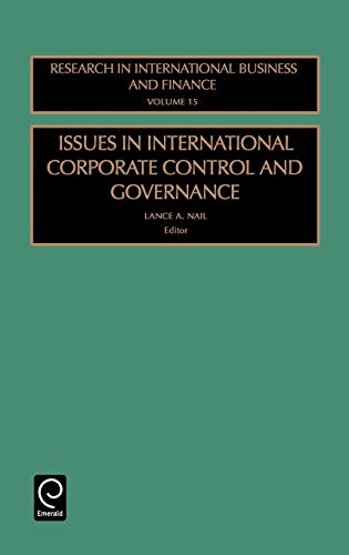 Issues Int Corp Contr Ribf15h (RESEARCH IN INTERNATIONAL BUSINESS AND FINANCE, Band 15)