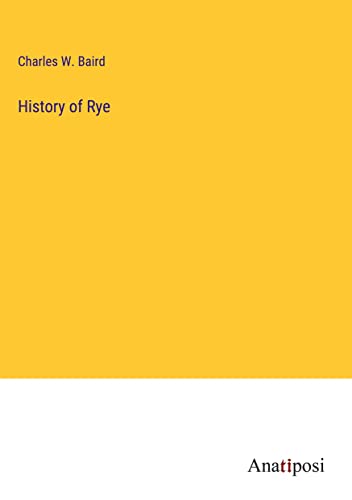 History of Rye