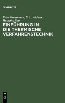 Einführung in die thermische Verfahrenstechnik