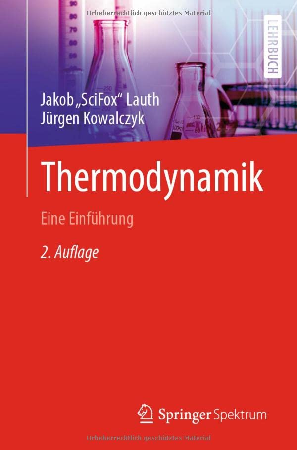 Thermodynamik - Jakob SciFox Lauth Jürgen Kowalczyk Kartoniert (TB)