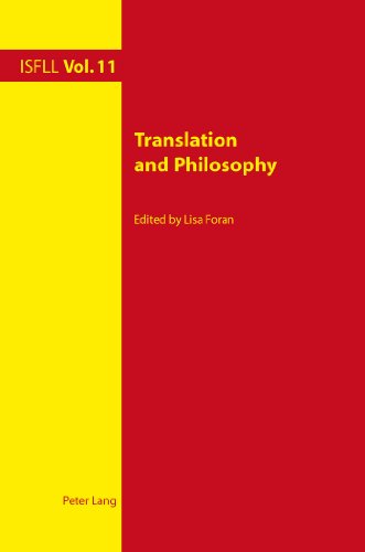 Translation and Philosophy (Intercultural Studies and Foreign Language Learning)