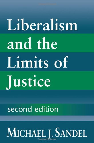Michael Sandel Liberalism And The Limits Of Justice