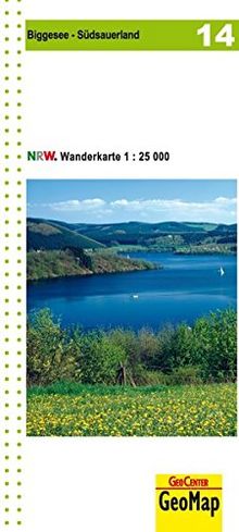 Wanderkarte Biggesee 1:25.000, WK 14