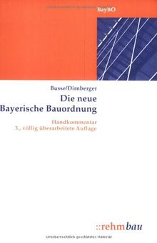 Die neue Bayerische Bauordnung: Handkommentar