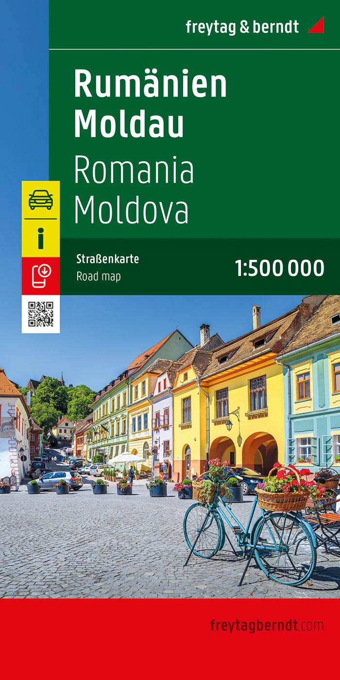 Rumänien - Moldau, Straßenkarte 1:500.000, freytag & berndt (freytag & berndt Auto + Freizeitkarten)