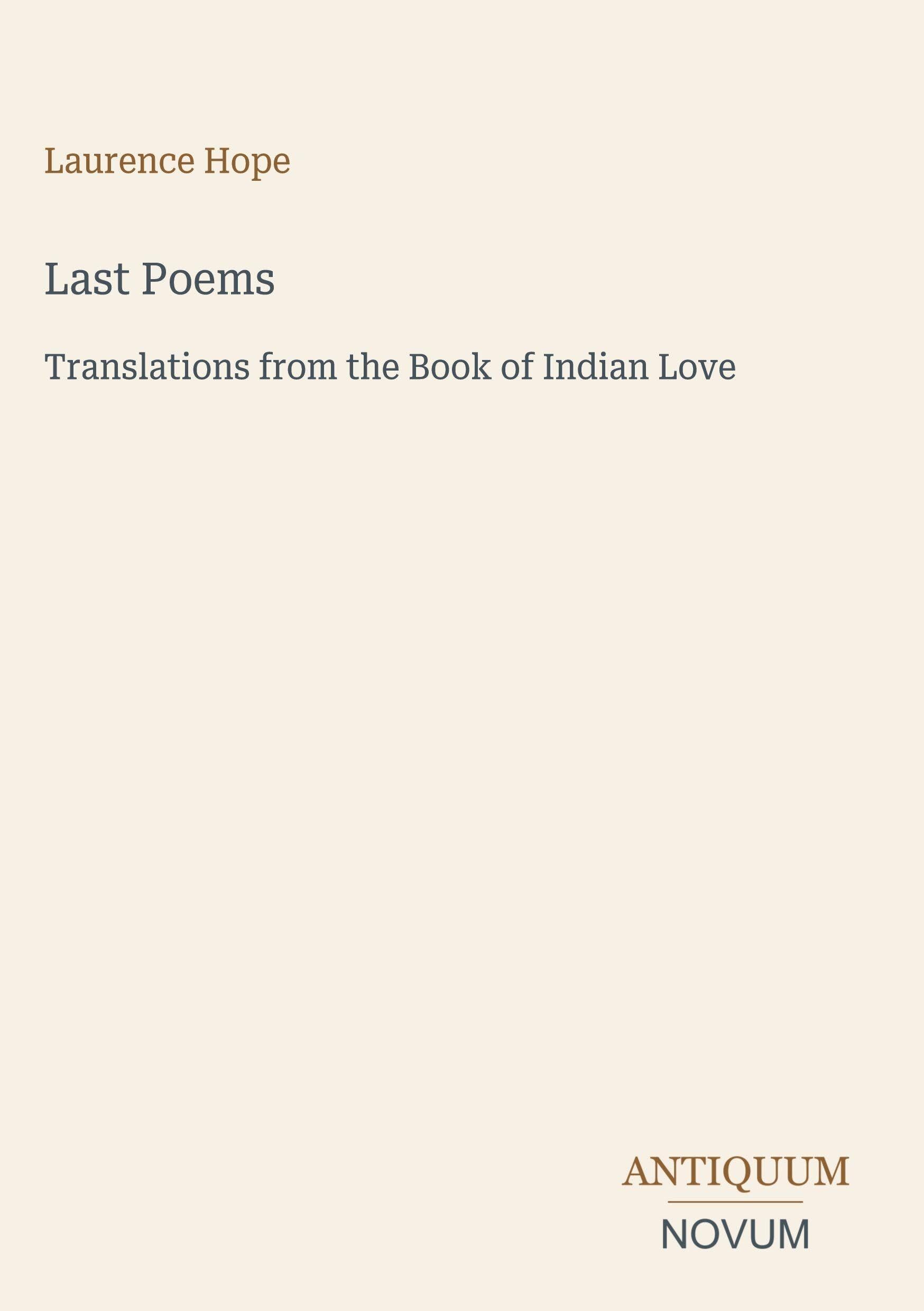 Last Poems