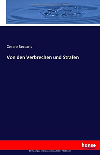 Von den Verbrechen und Strafen