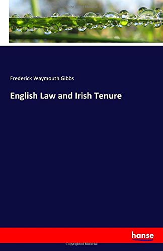 English Law and Irish Tenure