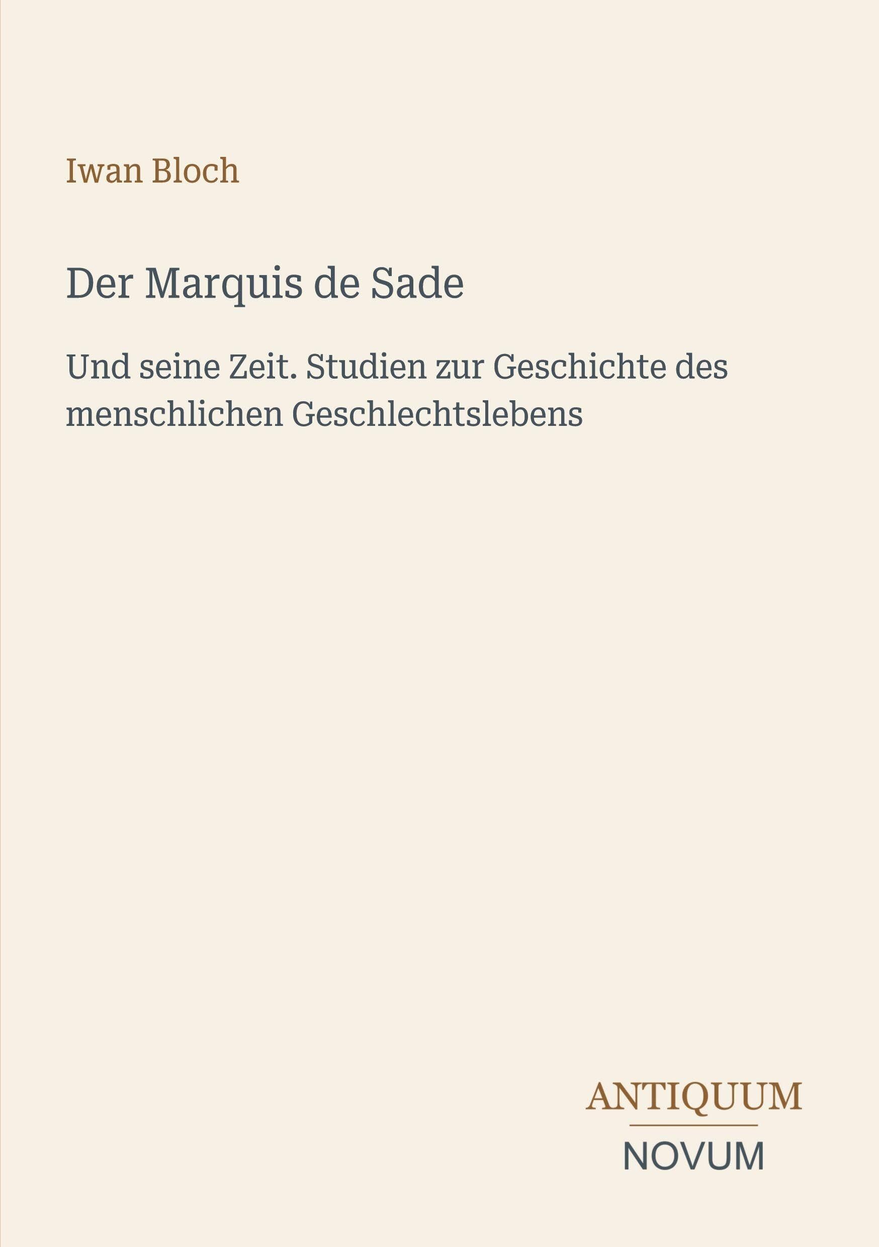 Der Marquis de Sade