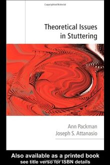 Theoretical Issues In Stuttering