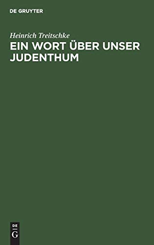 Ein Wort über unser Judenthum