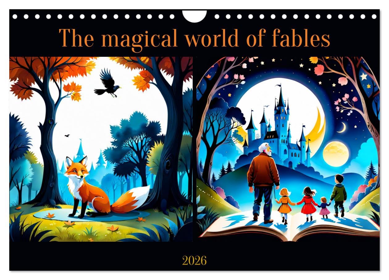 The magical world of fables (Wall Calendar 2026 DIN A4 landscape), CALVENDO 12 Month Wall Calendar: Don't wait any longer to plunge into the magical world of fables.