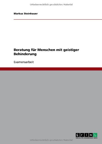 Beratung für Menschen mit geistiger Behinderung