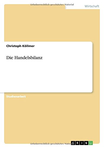 Die Handelsbilanz