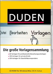 Duden Die Große Vorlagensammlung