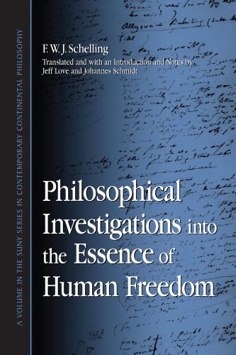 F.W.J. Schelling Philosophical Investigations Into The Essence Of Human Freedom (Suny Series In Contemporary Continental Philosophy)