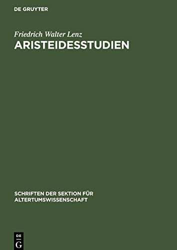 Aristeidesstudien