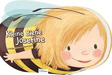Kleine Biene Josefine: Lustige Wimmel-Abenteuer | Papp-Bilderbuch in Bienen-Form