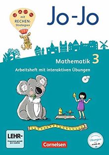 Jo-Jo Mathematik - Allgemeine Ausgabe 2018: 3. Schuljahr - Arbeitsheft: Mit interaktiven Übungen auf scook.de und CD-ROM