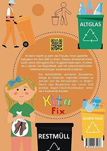 KitaFix-Kreativ: Arbeitsblätter So ein Müll! (50 Ideen für Vorschule und Portfolio in Kindergarten und Kita): Vorlagen zum Kopieren für Kinder ab 4 Jahren..DE