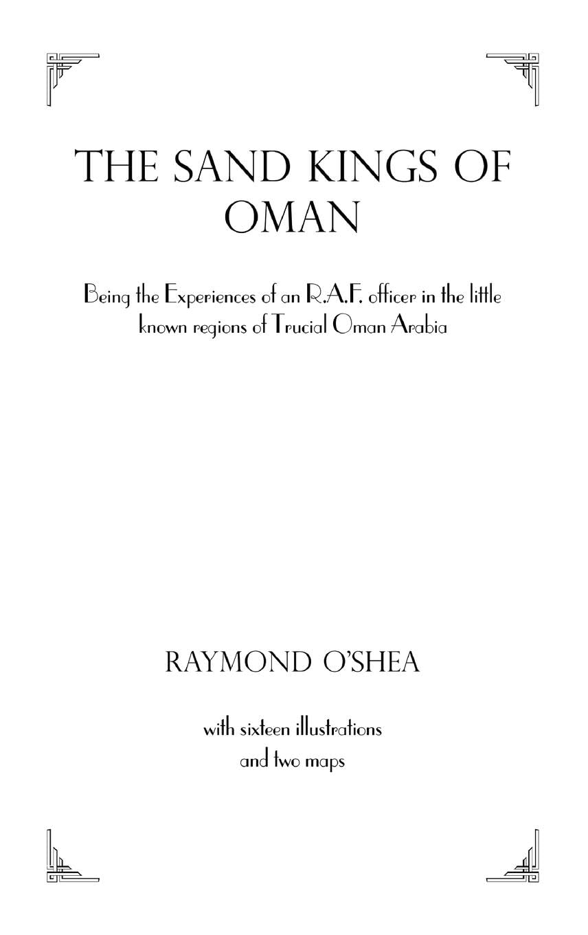 Sand Kings Of Oman (The Kegan Paul Arabia Library)