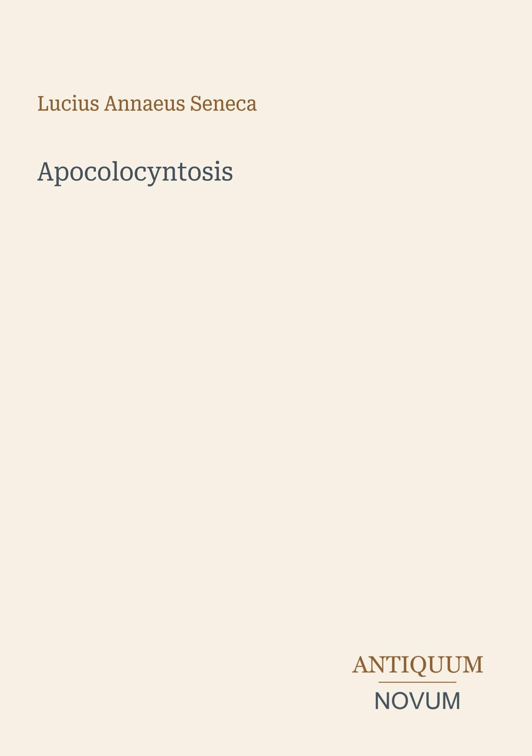 Apocolocyntosis