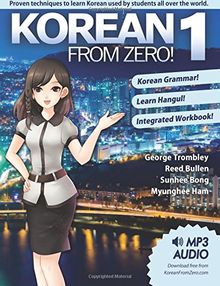 Korean From Zero! 1: Master the Korean Language and Hangul Writing System with Integrated Workbook and Online Course