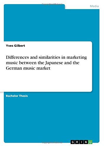 Differences and similarities in marketing music between the Japanese and the German music market