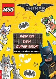 The LEGO® Batman Movie. Wer ist Dein Superheld?: Ein Riesen-Rätselmalspaß