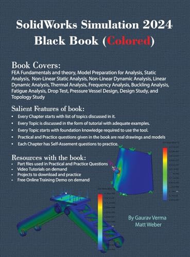 SolidWorks Simulation 2024 Black Book: (Colored)