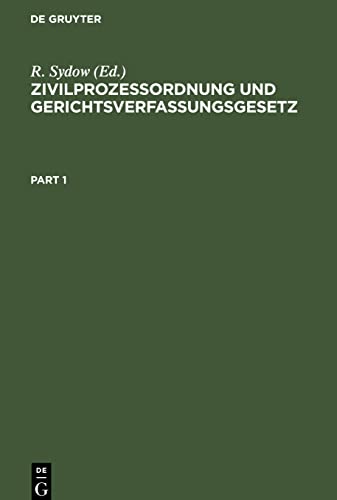 Zivilprozeßordnung und Gerichtsverfassungsgesetz