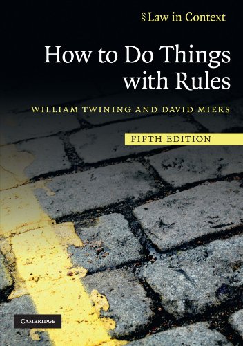 How to Do Things with Rules (Law in Context)