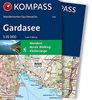 Gardasee: Wanderkarten-Taschenatlas (KOMPASS-Wanderkarten-Taschenatlas, Band 2752)