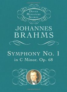 Symphony No. 1 in C Minor, Op. 68 (Dover Miniature Scores)