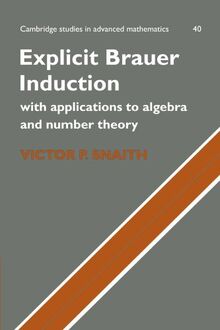 Explicit Brauer Induction: With Applications to Algebra and Number Theory (Cambridge Studies in Advanced Mathematics, Band 40)