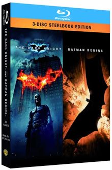Batman - The Dark Knight/Batman Begins - Steelbook [Blu-ray]