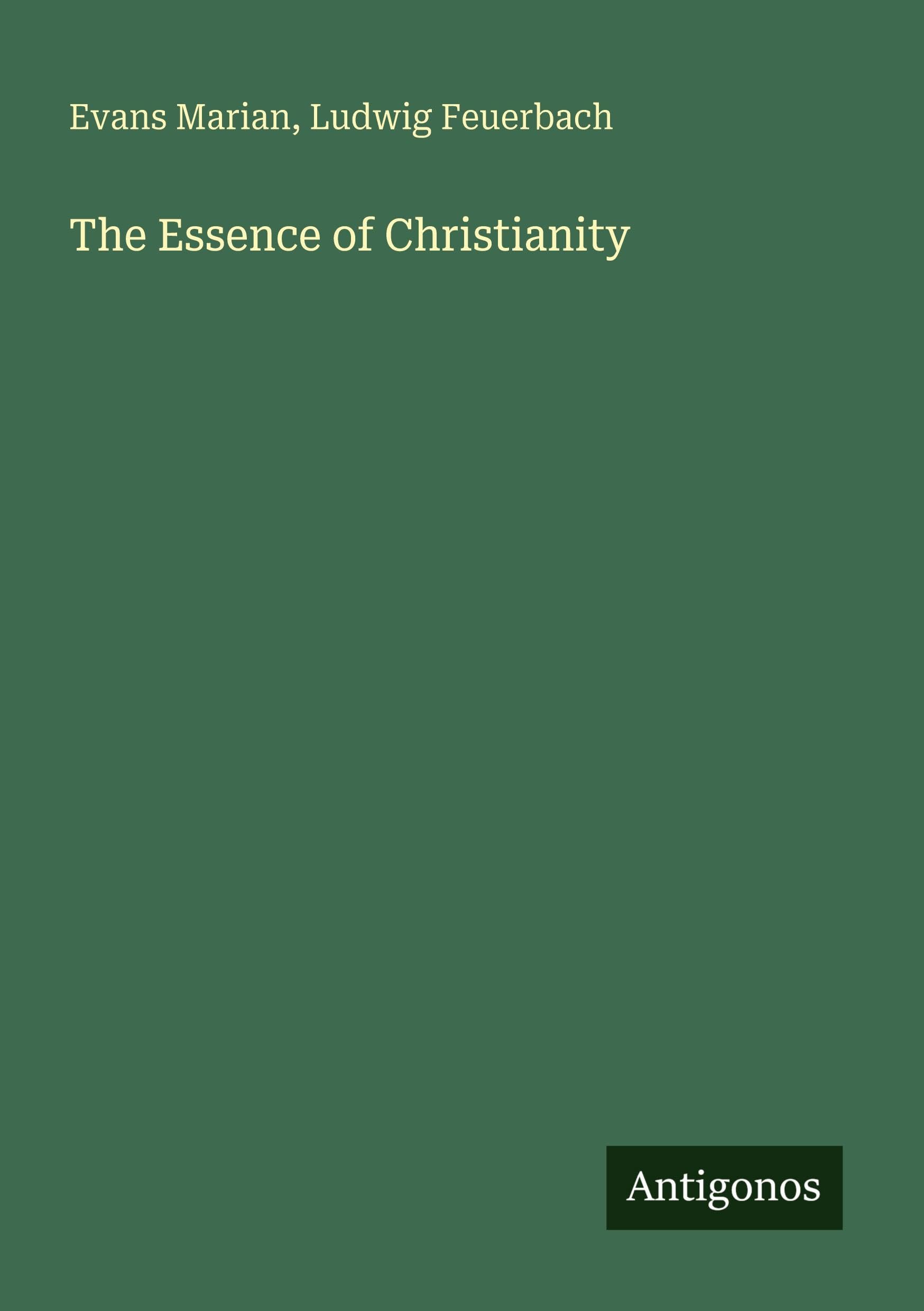The Essence of Christianity