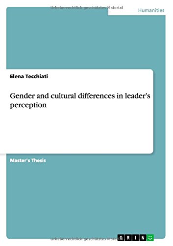 Gender and cultural differences in leader's perception