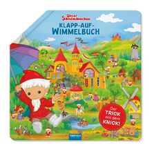 Trötsch Unser Sandmännchen Klapp-auf-Wimmelbuch Pappenbuch: Beschäftigungsbuch Wimmelbuch Kinderbuch