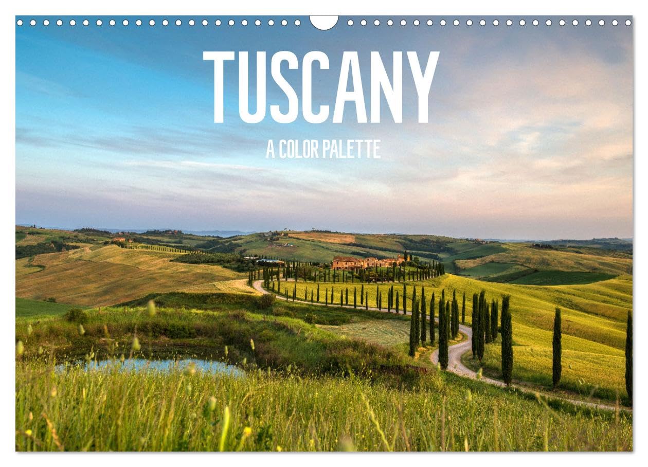 Tuscany A color palette (Wall Calendar 2026 DIN A3 landscape), CALVENDO 12 Month Wall Calendar: Tuscan colors