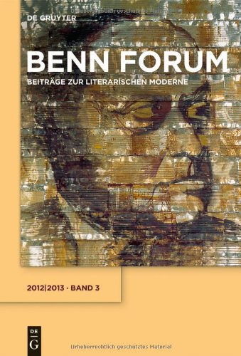 Dyck, Joachim; Korte, Hermann; Schmidt, Nadine Jessica: Benn Forum / 2012/2013