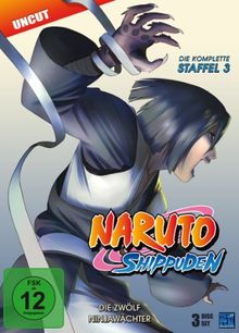 Naruto Shippuden - Staffel 3: Die Zwölf Ninjawächter, Episoden 274-291 (uncut) [3 DVDs]