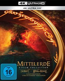 Mittelerde 6-Film Collection (4K Ultra HD) (+ Blu-ray) (+ Bonus-Disc)