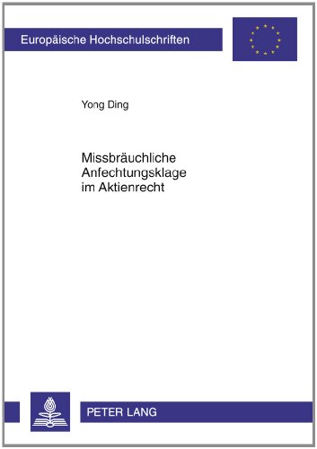 Missbräuchliche Anfechtungsklage im Aktienrecht