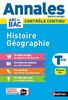 Annales Bac 2021 - Histoire Géographie Terminale- Corrigé (Annales ABC BAC C.Continu)