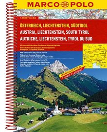 MARCO POLO Reiseatlas Österreich/Liechtenstein/Südtirol/Europa 1:200.000/1:4,5 Mio. | Buch | Zustand gut
