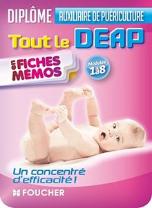 Tout le DEAP en fiches mémos : diplôme auxiliaire de puériculture : modules 1 à 8