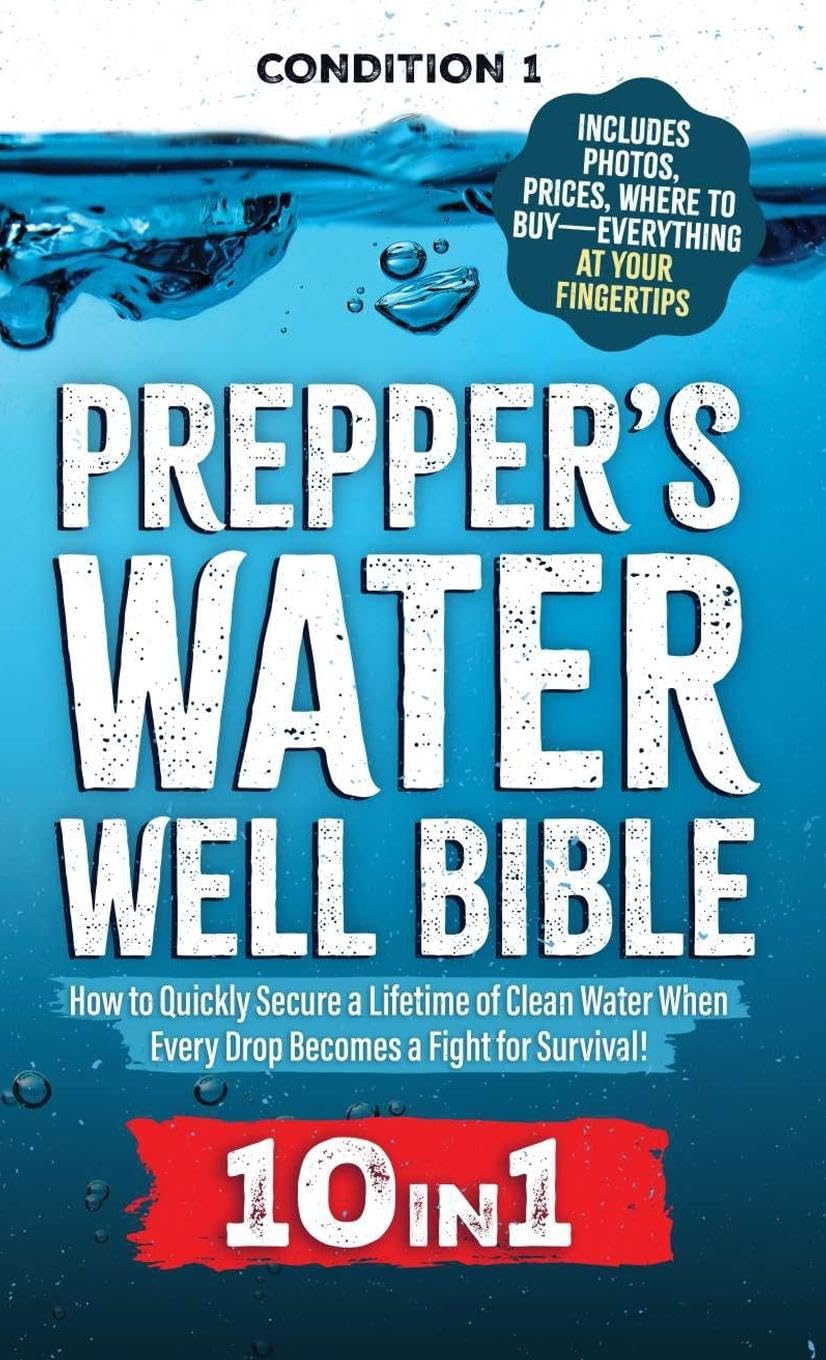 PREPPER'S WATER WELL BIBLE: How to Quickly Secure a Lifetime of Clean Water When Every Drop Becomes a Fight for Survival! (Prepper Survival Bible Book, Band 4)